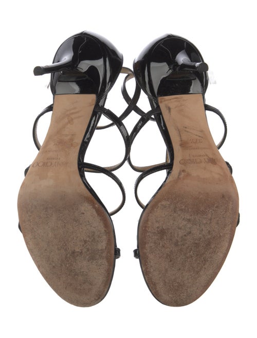 Jimmy Choo Patent Leather Gladiator Sandals