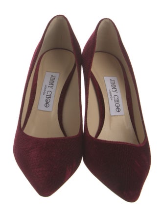 Jimmy Choo Velvet Pumps