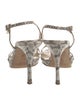 Jimmy Choo Python Animal Print Slingback Sandals