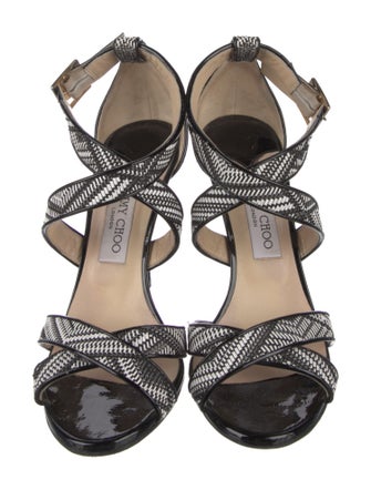 Jimmy Choo Animal Print Sandals