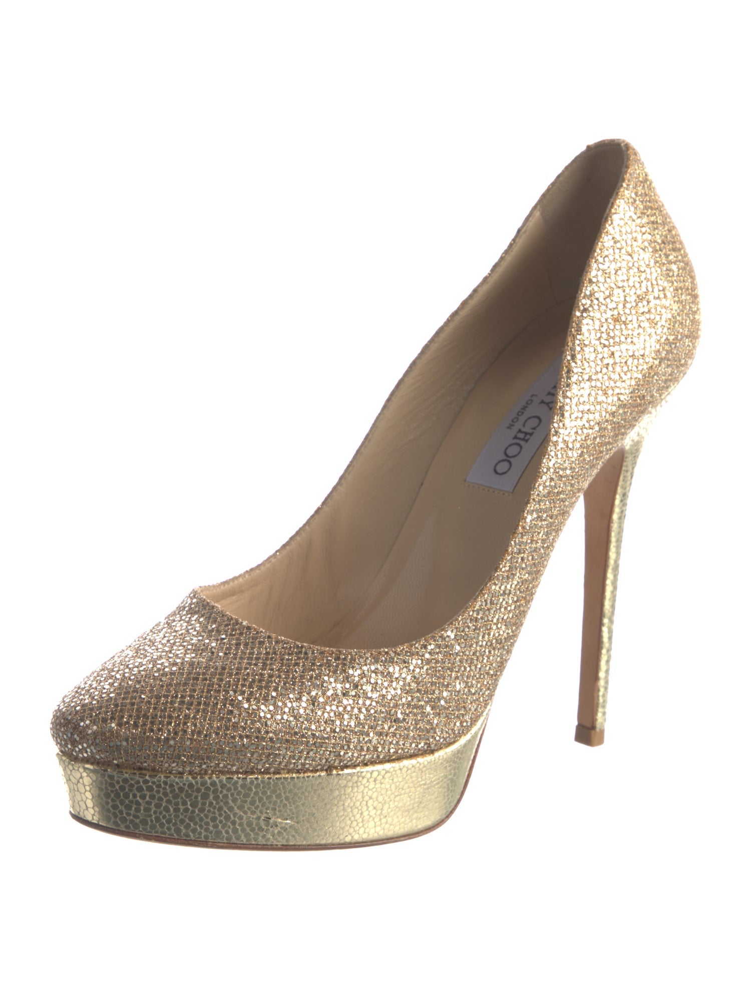 Jimmy Choo Glitter Glitter Accents Pumps