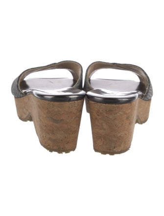 Jimmy Choo Leather Slides