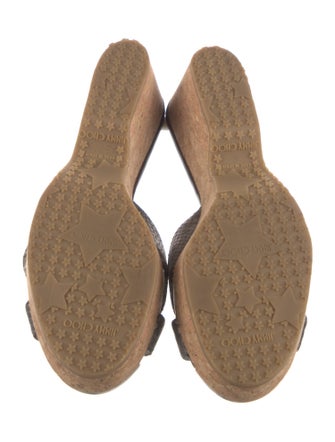 Jimmy Choo Leather Slides