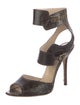 Jimmy Choo Snakeskin Animal Print Sandals