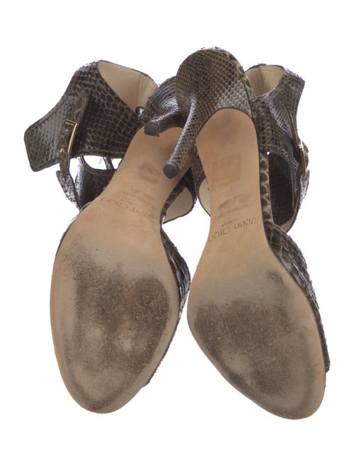 Jimmy Choo Snakeskin Animal Print Sandals