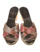 Jimmy Choo Snakeskin Animal Print Slides