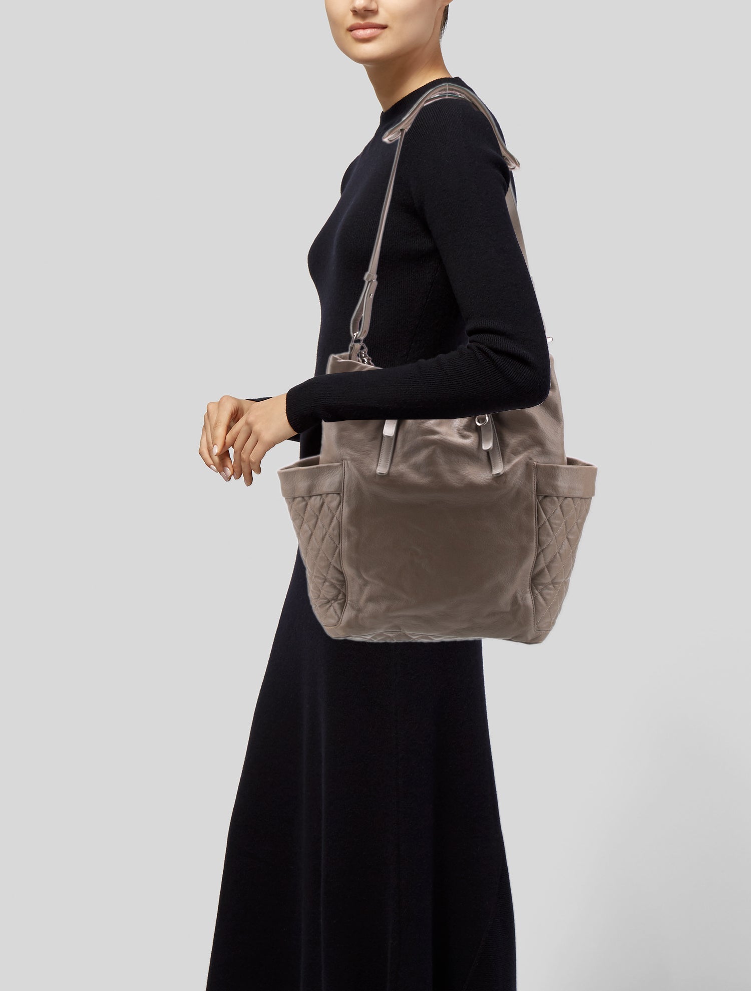 Jimmy Choo Leather Top Handle Bag