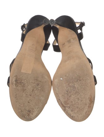 Jimmy Choo Satin Slingback Sandals