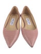 Jimmy Choo Embossed Leather Ballet Flats