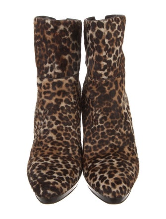 Jimmy Choo Ponyhair Animal Print Boots