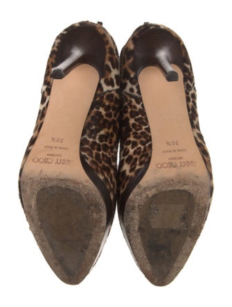 Jimmy Choo Ponyhair Animal Print Boots