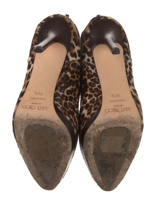 Jimmy Choo Ponyhair Animal Print Boots