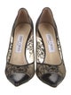 Jimmy Choo Mesh Lace Pattern Pumps