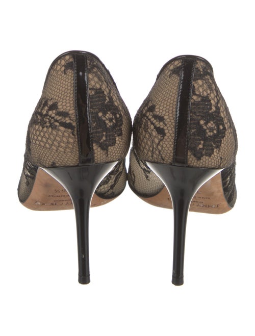 Jimmy Choo Mesh Lace Pattern Pumps