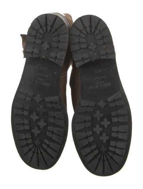 Jimmy Choo Suede Moto Boots