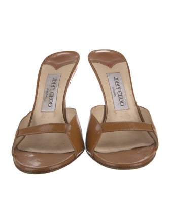 Jimmy Choo Patent Leather Slides