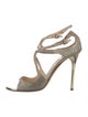 Jimmy Choo Glitter Sandals