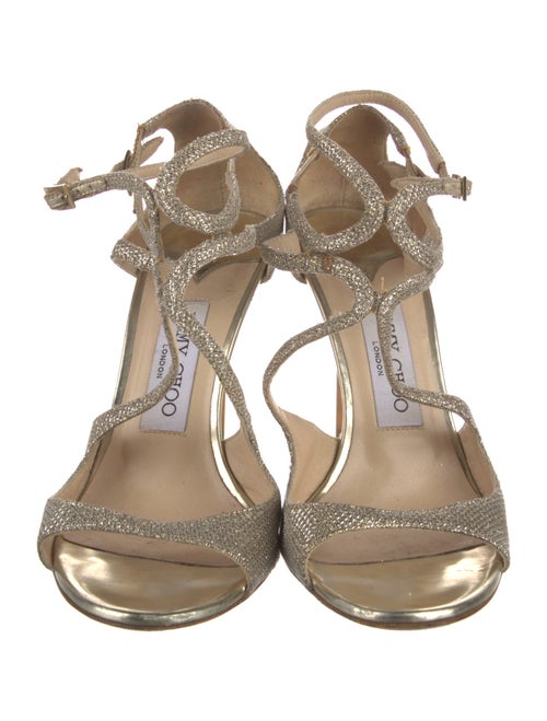 Jimmy Choo Glitter Sandals