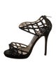 Jimmy Choo Suede Crystal Embellishments Sandals