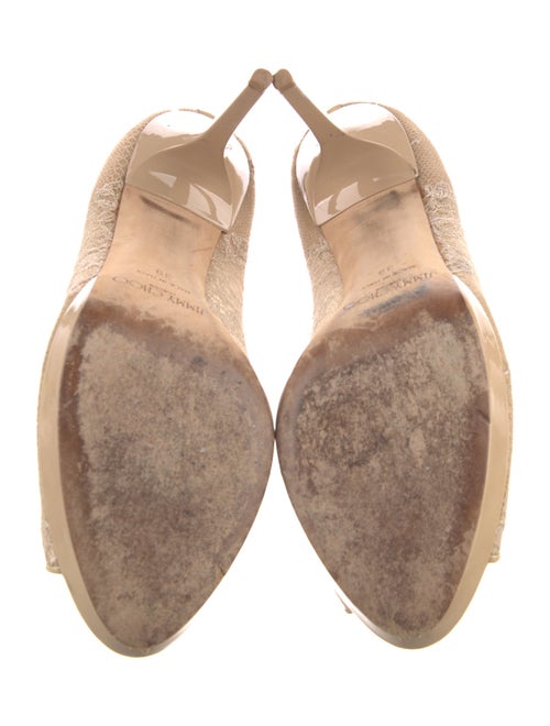 Jimmy Choo Lace Lace Pattern Pumps