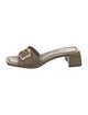 Jimmy Choo Leather Slides