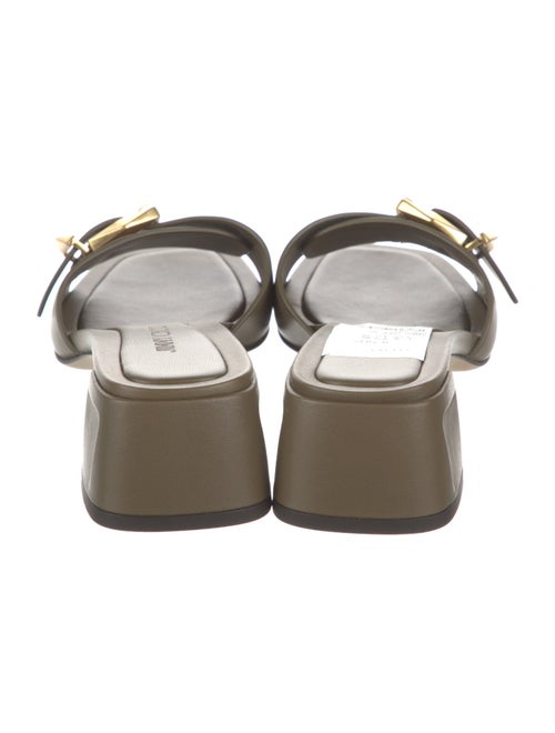 Jimmy Choo Leather Slides