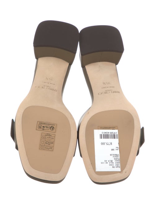 Jimmy Choo Leather Slides