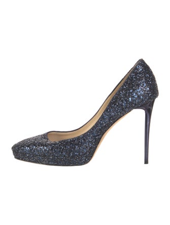Jimmy Choo Glitter Glitter Accents Pumps