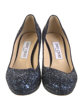 Jimmy Choo Glitter Glitter Accents Pumps