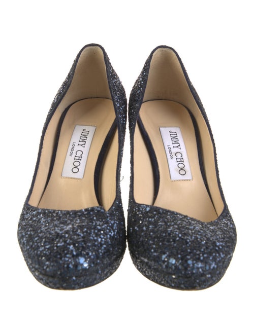 Jimmy Choo Glitter Glitter Accents Pumps