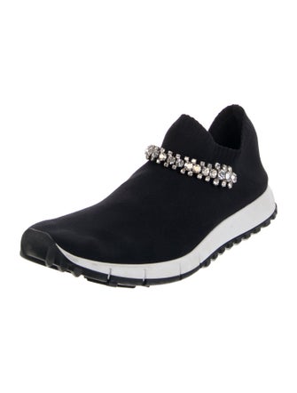 Jimmy Choo Crystal Embellishments Sock Sneakers