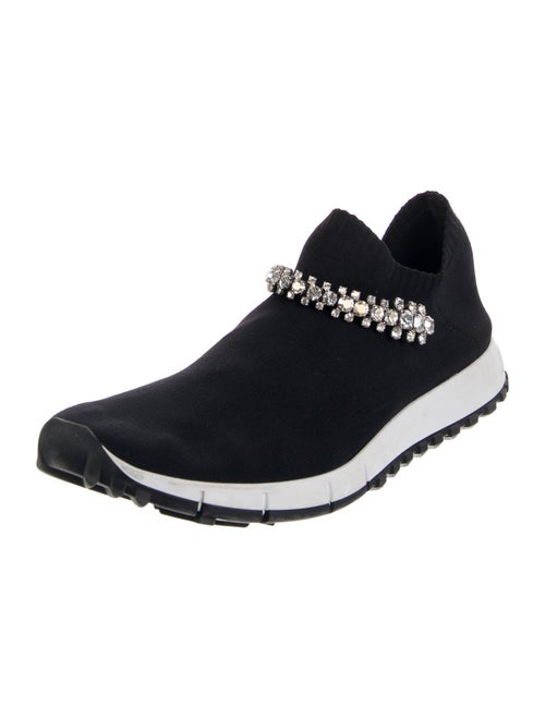 Jimmy Choo Crystal Embellishments Sock Sneakers