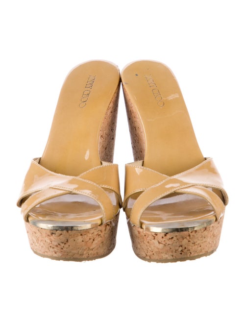 Jimmy Choo Patent Leather Slides