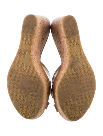 Jimmy Choo Patent Leather Slides