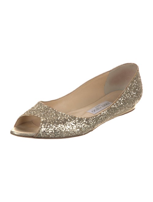 Jimmy Choo Glitter Flats