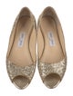 Jimmy Choo Glitter Flats