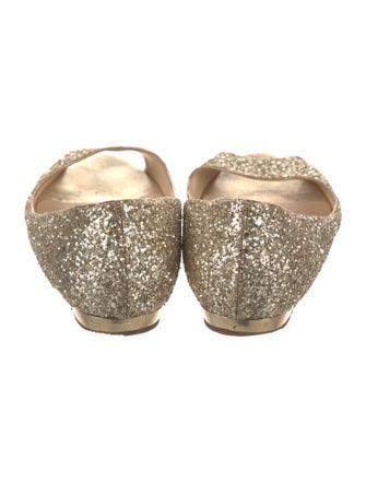 Jimmy Choo Glitter Flats