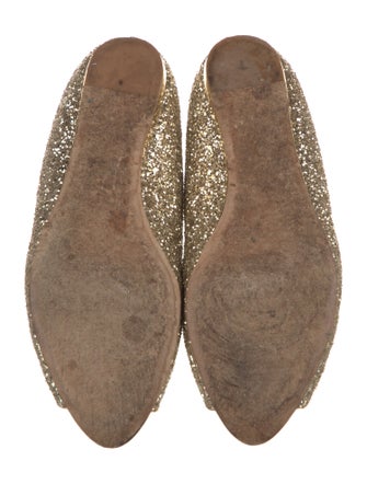 Jimmy Choo Glitter Flats