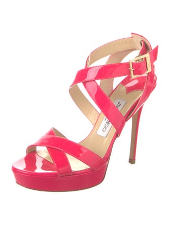 Jimmy Choo Patent Leather Sandals