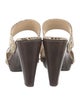Jimmy Choo Snakeskin Animal Print Slides