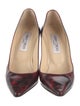 Jimmy Choo Patent Leather Printed Pumps