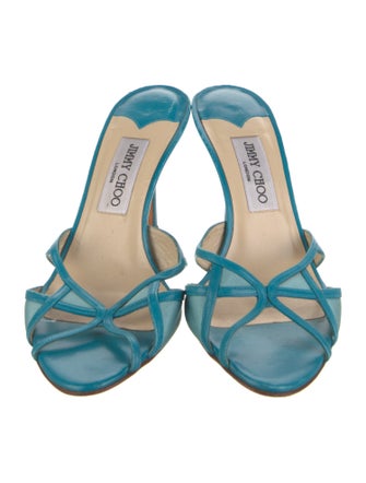 Jimmy Choo Leather Slides