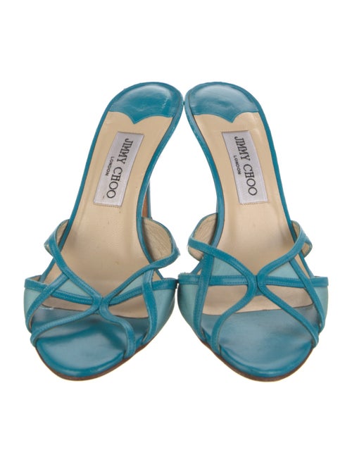 Jimmy Choo Leather Slides