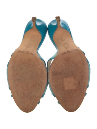 Jimmy Choo Leather Slides