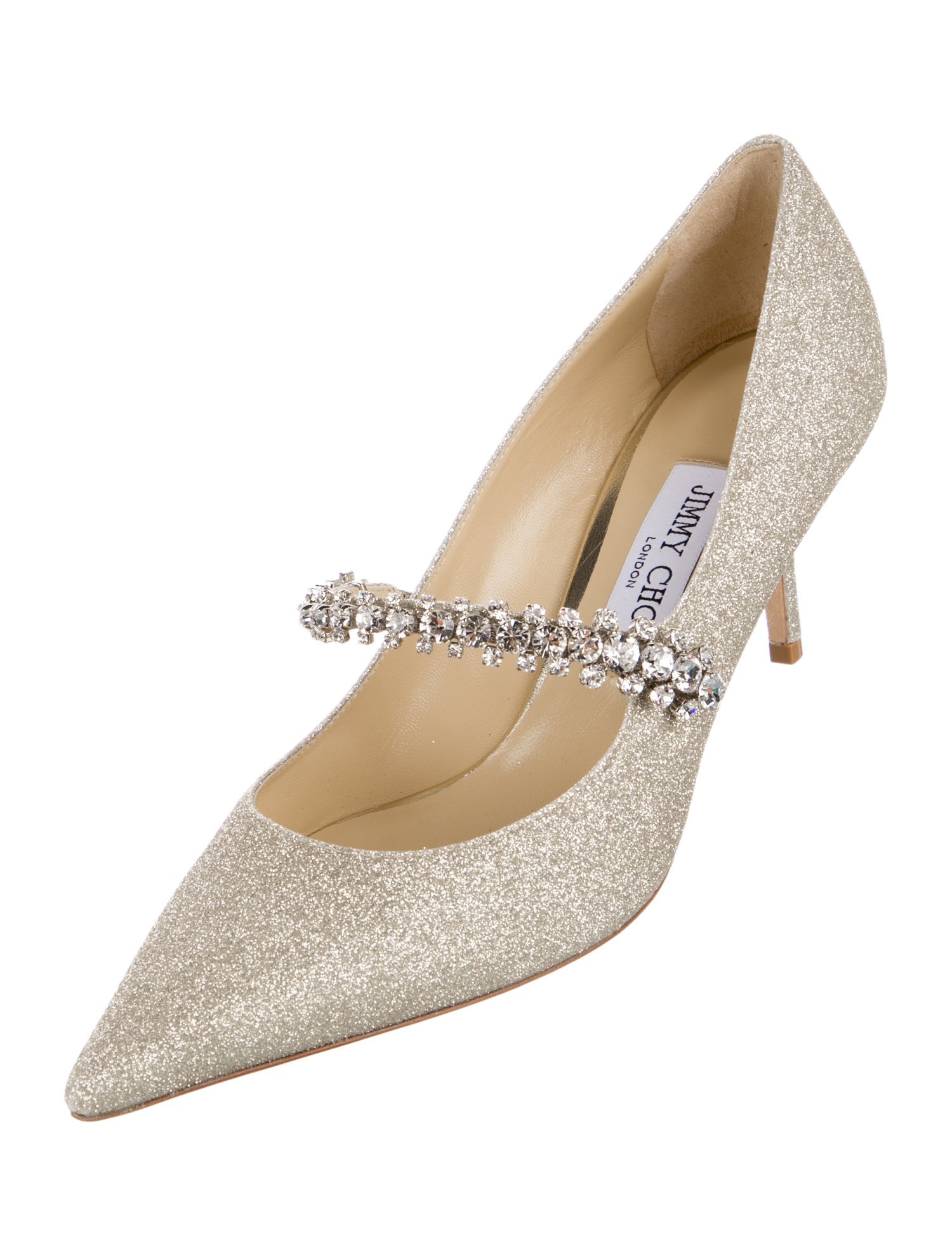 Jimmy Choo Glitter Glitter Accents Pumps