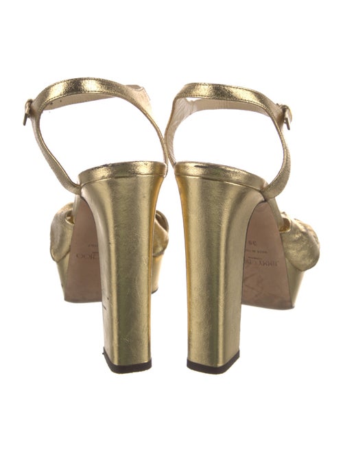 Jimmy Choo Leather Slingback Sandals