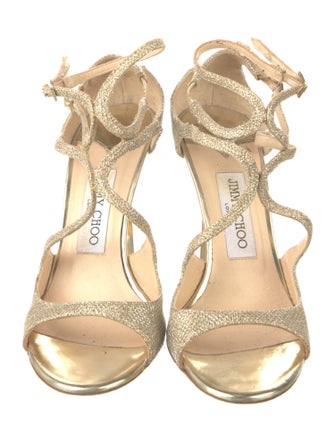 Jimmy Choo Glitter Sandals