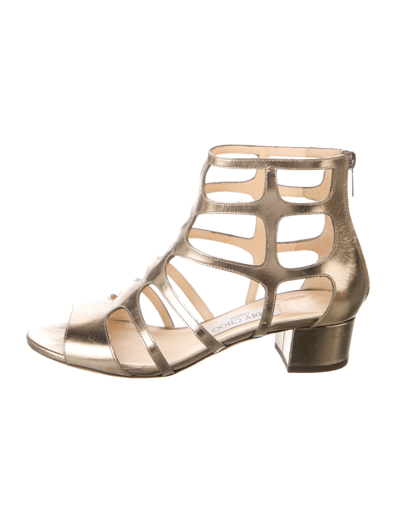 Jimmy Choo Leather Gladiator Sandals