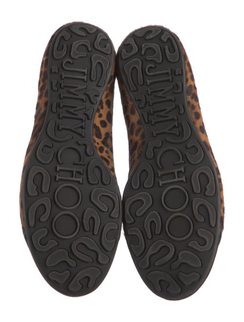 Jimmy Choo Ponyhair Animal Print Flats