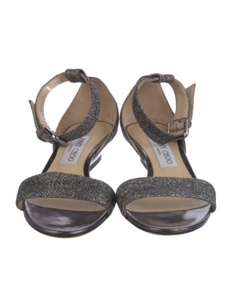 Jimmy Choo Glitter Sandals